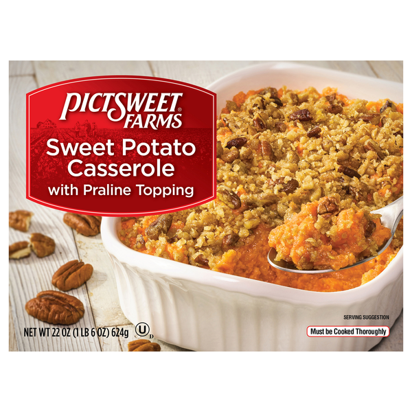 Pictsweet Farms Sweet Potato Casserole with Praline Topping Frozen Meal