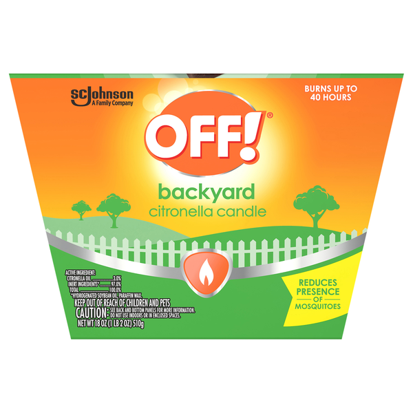 OFF! Tabletop Citronella Scented Candle