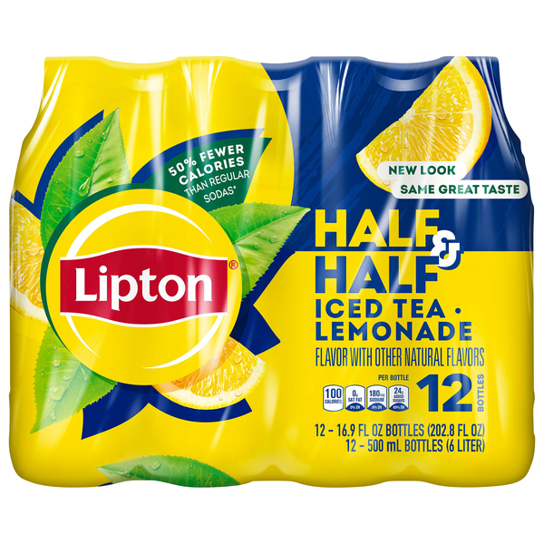 Lipton Half & Half Iced Tea & Lemonade - 12 pk