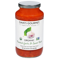 Dave's Gourmet Organic Vegan Roasted Garlic & Sweet Basil Pasta Sauce