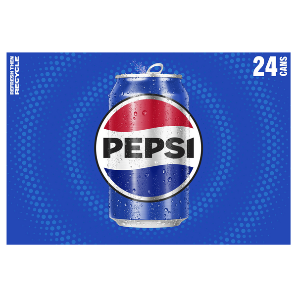 Pepsi Cola Soda - 24 pk