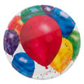 Creative Converting Paper Plates Dinner Birthday Balloons 8.75 Inch