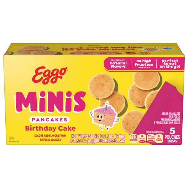 Eggo Minis Birthday Cake Pancakes - 5 ct