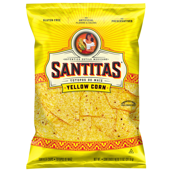 Santitas Gluten Free Yellow Corn Tortilla Chips