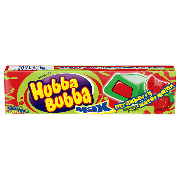 Hubba Bubba Max Bubble Gum Strawberry Watermelon