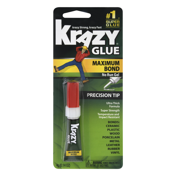Krazy Glue Instant Advanced Formula Maximum Bond Gel Precision Tip
