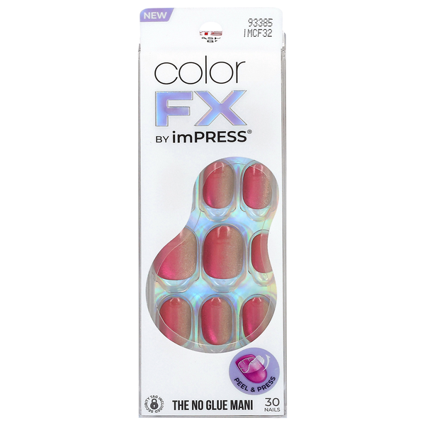 imPRESS ColorFX Press-On Nails Short Length Walk Out