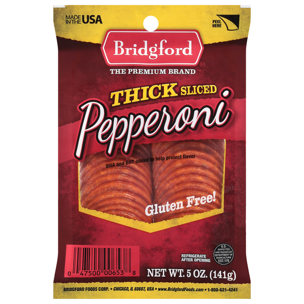 Bridgford Pepperoni Thick Sliced
