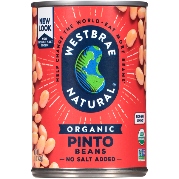 Westbrae Natural Organic No Salt Added Pinto Beans