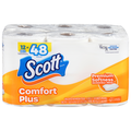 Scott Comfort Plus Mega Roll 1-Ply Toilet Paper Unscented - 12 ct