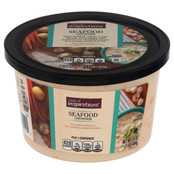 Taste of Inspirations Seafood Chowder Soup Refrigerated