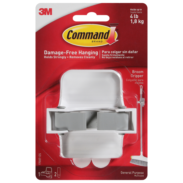 Command Brand Damage-Free Hanging Broom Gripper