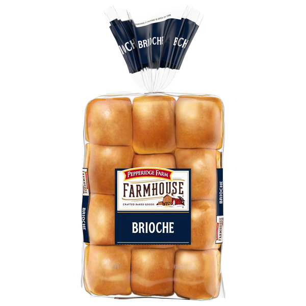 Pepperidge Farm Farmhouse Brioche Dinner Rolls - 12 ct