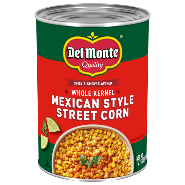 Del Monte Whole Kernel Spicy & Smoky Flavored Mexican Style Street Corn