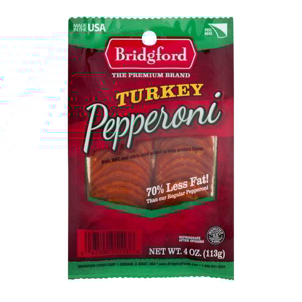 Save on Bridgford Pepperoni Turkey Sliced Order Online Delivery Giant