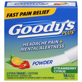 Goody's Plus Headache Pain + Mental Alertness Strawberry Citrus Powder