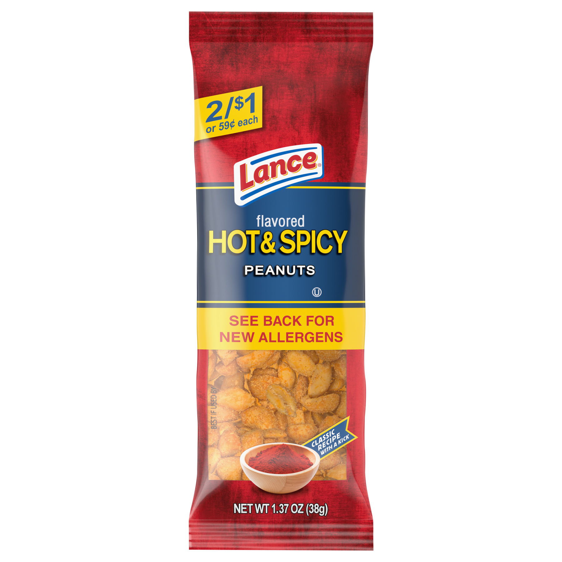 Lance Lance Peanuts Hot & Spicy