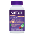 Natrol Raspberry Flavor Ultra Sleep 3-in-1 Fast Dissolve Tablets