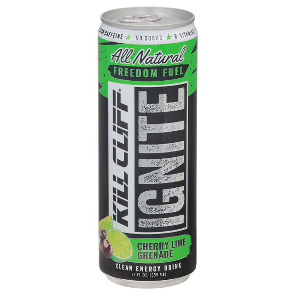 Save on Kill Cliff IGNITE Clean Energy Drink Cherry Limeade Grenade