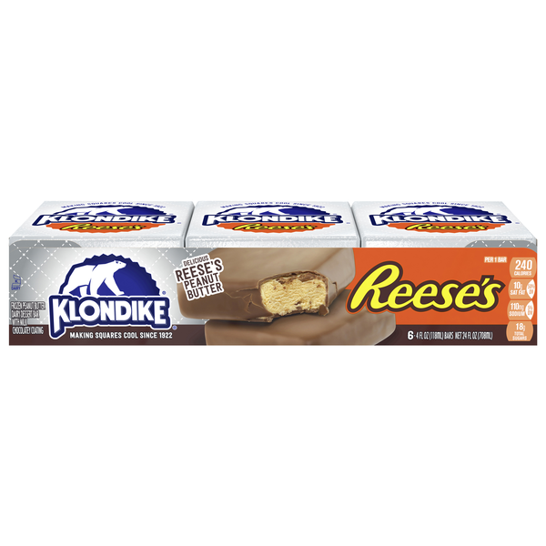 Klondike Reese's Ice Cream Bars - 6 ct