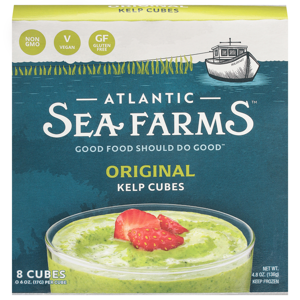 Atlantic Sea Farms Original Kelp Cubes - 8 ct Frozen