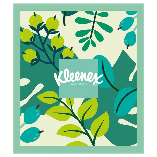 Kleenex Soothing Lotion 3-Ply Facial Tissue Cube Box