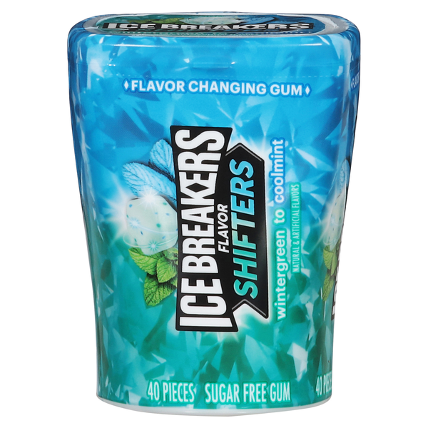 Ice Breakers Flavor Shifters Sugar Free Wintergreen/Coolmint Chewing Gum