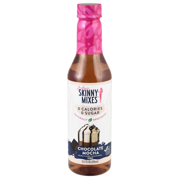 Jordan's Skinny Mixes 0 Calories & Sugar Chocolate Mocha Flavored Syrup