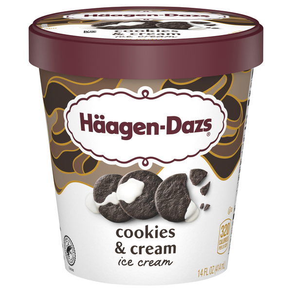 Haagen-Dazs Cookies & Cream Ice Cream