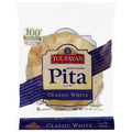 Toufayan Classic White Pita Bread - 6 ct