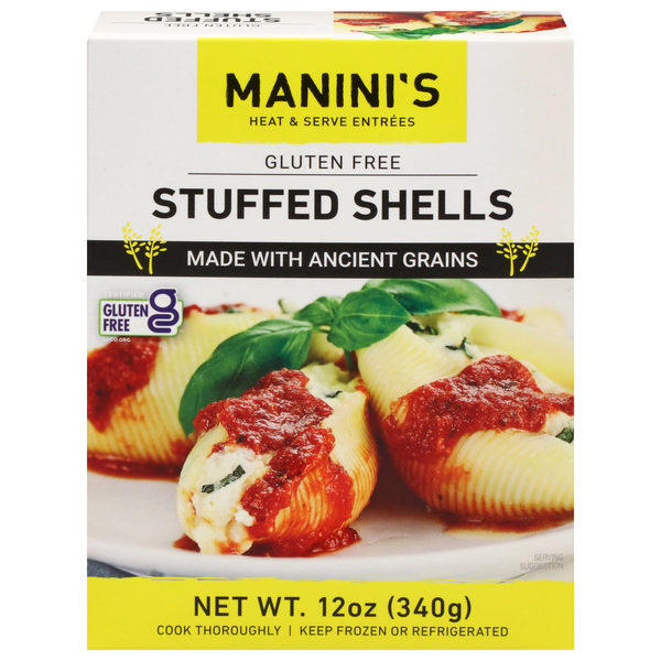 Manini's Gluten Free Stuffed Shells Frozen