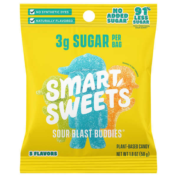 SmartSweets Sour Blast Buddies Chewy Candy