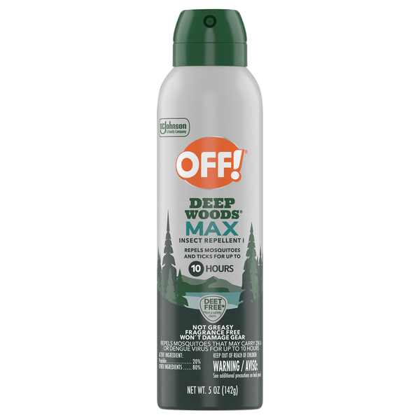 OFF! Deep Woods Max Mosquito & Tick Insect Repellent Aerosol Spray