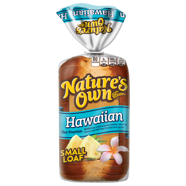Nature's Own Small Loaf Hawaiian Sliced