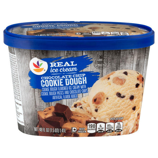 Our Brand Chocolate Chip Cookie Dough Real Ice Cream