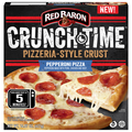 Red Baron Crunch Time Pizzeria Style Crust Pepperoni Pizza Frozen