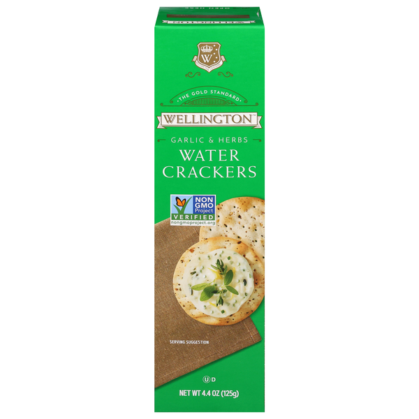Wellington Garlic & Herbs Water Crackers