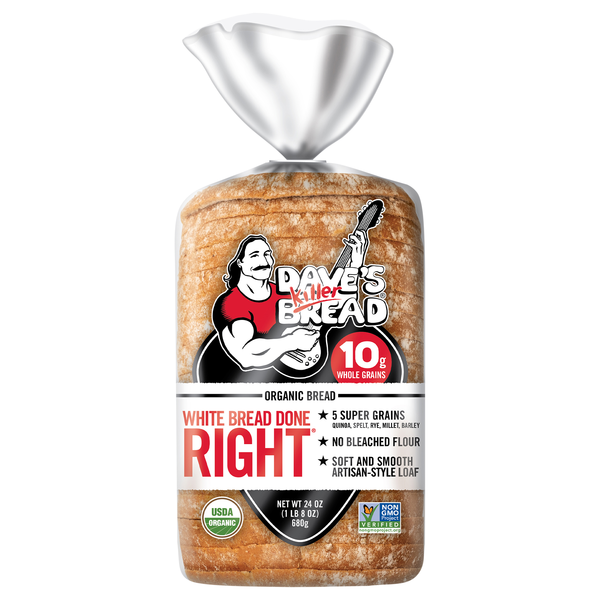 Dave's Killer Bread Organic White Done Right Sliced