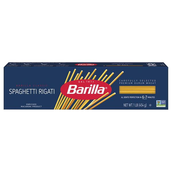 Barilla Spaghetti Rigati Pasta