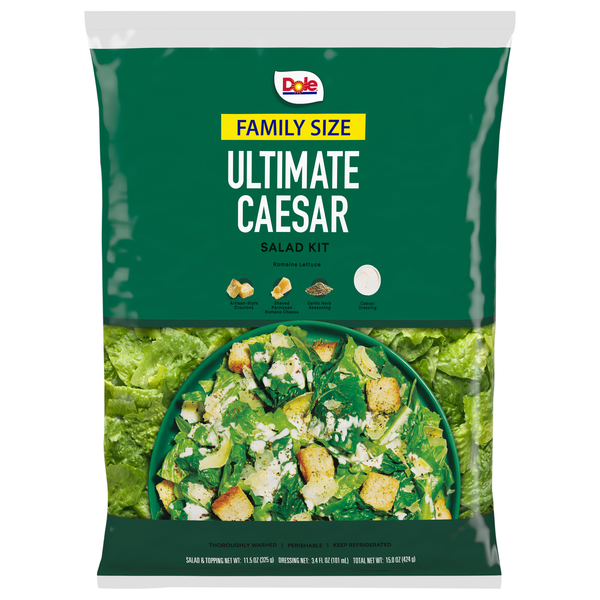 Dole Ultimate Caesar Salad Kit Value Size