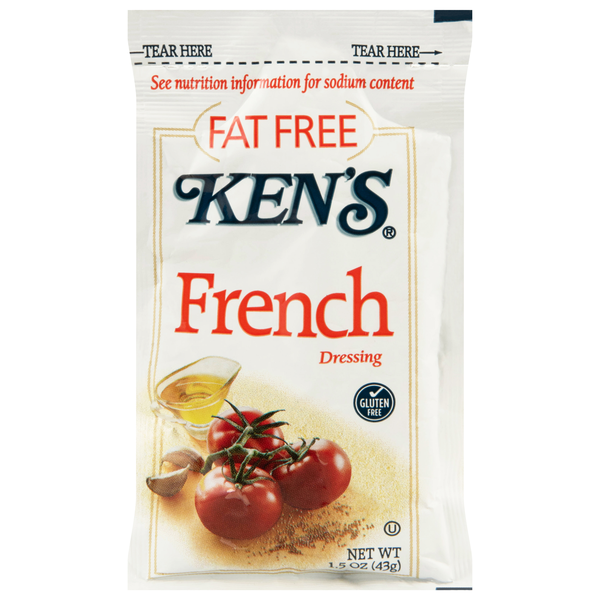Ken's Steak House Fat Free French Dressing Single Serve