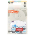 Nuby Happy Hands Elephant Silicone Teething Mitten 3m+