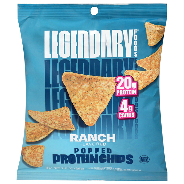 Legendary Foods Ranch Flavored Popped 20g Protein Chips