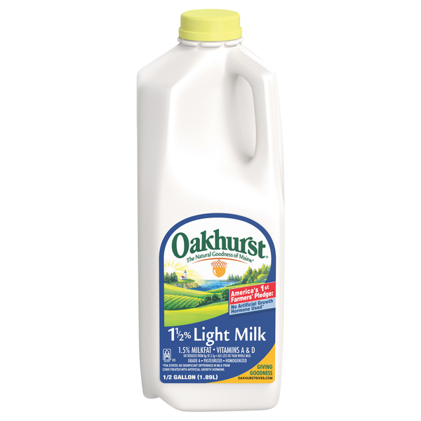 Oakhurst 1.5% Light Milk