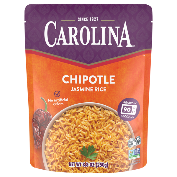 Carolina 90 Second Microwave Chipotle Flavored Jasmine Rice