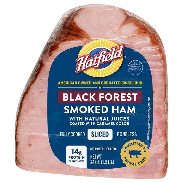 Hatfield Fully Cooked Boneless Black Forest Smoked Ham Pre-Sliced