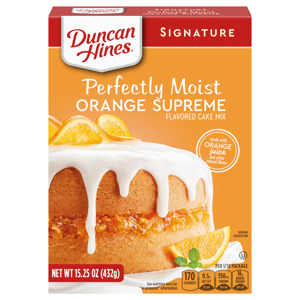 Duncan Hines Signature Perfectly Moist Orange Supreme Cake Mix