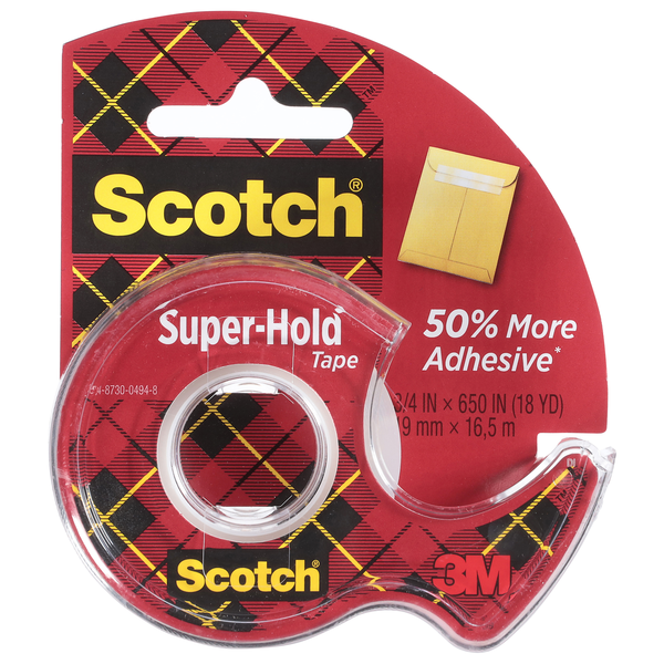 Scotch Super-Hold Tape .75 X 18 Inches