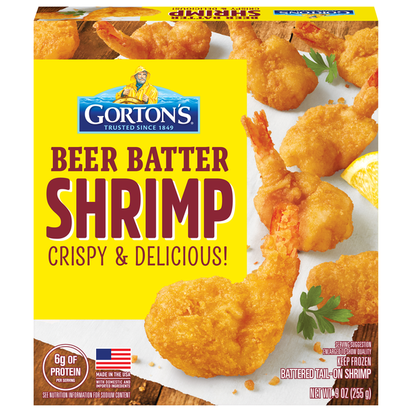 Gorton's Beer Batter Shrimp Frozen