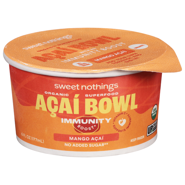 Sweet Nothings Organic No Added Sugar Mango Acai Bowl